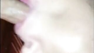 Beautiful Chinese Girlfriend Gives a Blowjob