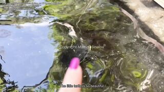 Stepbrother fucks his stepsister in the shower and he cums on her big boobs