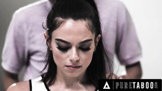 PURE TABOO Big Ass Cheerleader Lets Her Teacher's Weird Stepson Assfuck Her In Class