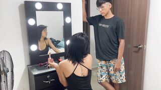 I fuck my stepsister in the ass in exchange for letting her go out with her new boyfriend.