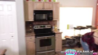 Convincing & Creampieing My Blonde Stepmom - Addie Andrews -