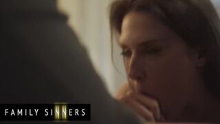 FAMILY SINNERS - Alluring Blondie Shows Off Her Perfect Ass To Her Brother In Law To Make Him Horny