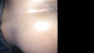 Big Black Booty Backseat Amateur Doggy Style Action