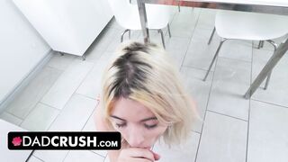 Cute & Petite Blonde Teen Step Daughter Finally Lets Her Step Daddy Fuck - Free Full Movie