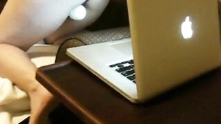 Hairy Colombian MILF Plays with Sex Toy on Webcam