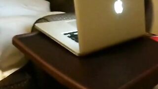 Hairy Colombian MILF Plays with Sex Toy on Webcam