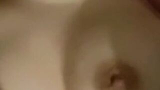 Milky Massage: Husband Drinks From Her