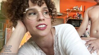 Horny Vlogger Stepmom Fucks College Guy