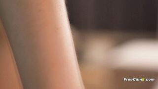 Super Hot Babe Tames Her Pussy with a Buzzing Toy