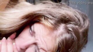 Hot blonde stepsister loves to make a deepthroat