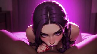 StepSister Secret Activities - Cute Girl Blowjob BBC - AI