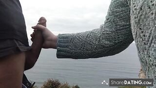 Big-Titted Redhead Amateur Can't Take Cock & Cum in One Eye