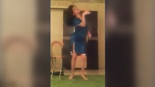 Big-Titted Arab Mature Masturbates