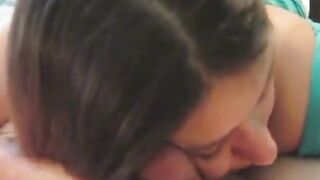 MILF's Blowjob for His Little Wiener