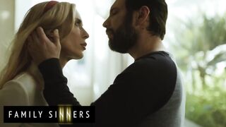 FAMILY SINNERS - Blonde Beauty Can't Resist Her Stepbrother's Touch & His Dick In Her Mouth