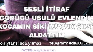 SESLİ İTİRAF- KOCAMIN SİKİ KÜÇÜK ÇIKTI- ALDATTIM- TURK MİLF- TURK PORNO- TURK İFŞA- İFŞA