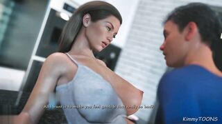 Horny stepmom almost got fucked by her stepson - kimmytoons