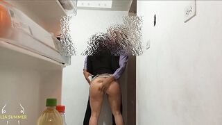 Hot secretary uses her ass, tits and pussy to get a promotion from her perverted boss (squirt)