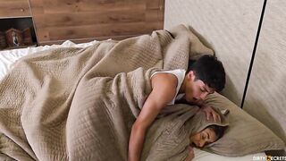 I FUCK MY GIRLFRIEND'S STEPMOM, SHE CATCHES US AND THE STEPMOM CONVINCES US TO HAVE A THREESOME. -2