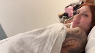 Step Dad, I don’t care if we have to share a bed-Real Amateur homemade- Lacey & Teddy