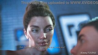 Stepson Fuck stepmom on living room sofa - kimmytoons