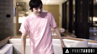 PURE TABOO Desperate MILF Pristine Edge Has Affair With Stepson In Exchange For His Help - PART 1+2