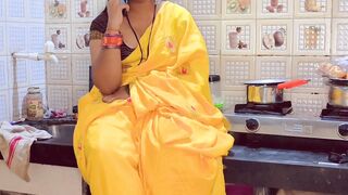 Part 1. Hot StepMom got caught by stepson while calling to her boyfriend