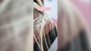 Stepdaughter knows how to give her stepdad perfect blowjob