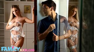 FamilyXXX - Cock Slut MILF Stepmom Clears His Swollen Head (Bunny Madison)