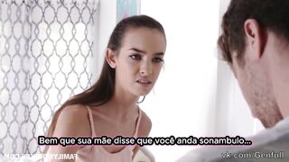 Taking Advantage of My Sleepwalking Stepbrother - Subtitled - Charity Crawford