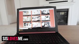 stepSISTER masturbates to taboo porn