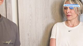 MILF stepmother takes her stepson on a trip to take his virginity - Monique Fuentes