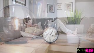 Chloe Temple to stepbro, "Since you like the smell of my panties, might as well taste my pussy"