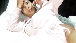 Stepbrother Creampies Her Stepsister While She Talks To Her Boyfriend On The Cell Phone