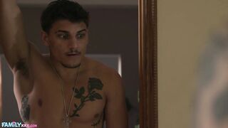 FamilyXXX - Asian MILF Stepmommy Gets Her Cream Pie! (Honey Gold)