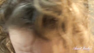 Aunt Judy's - Your Naughty Step-Aunt Tia Sucks Your Cock (POV Experience)