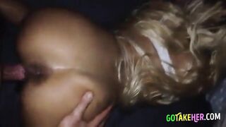 Amateur Blonde Babe in Doggy Style