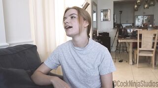 Gorgeous Petite Big Ass Step Sister Dahlia Red Confronts Step Brother in I Know What You Did To Me