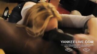 Amazing Interracial Amateur Blowjob