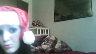 XMAS NIPPLES - Webcam Girl with Big Tits