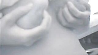 Big-Titted Asian Sri Lankan Girl Plays with her Nipples on Webcam