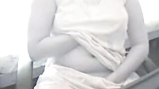 Big-Titted Asian Sri Lankan Girl Plays with her Nipples on Webcam