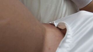 Cum in My White Panties - Moaning ASMR, Fingering Pussy Sounds