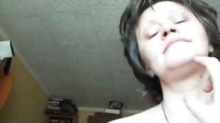 Homemade Blowjob by a Russian Amateur Mature
