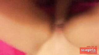 Big Cock Penetrates Russian Babe's Pussy Deeply