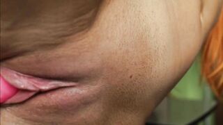 Redhead Teen With Big Ass Masturbates With Sex Toy