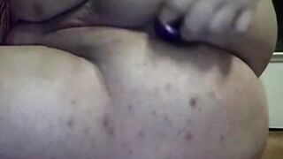 BBW Anal Webcam Show - Close Up Action!