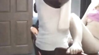 Homemade Interracial Cuckold Creampie with Amateur Girl