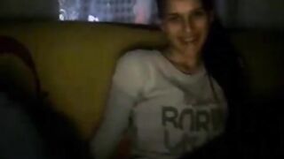 18-Year-Old Webcam Amateur Flashes in Public