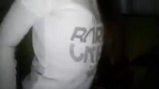 18-Year-Old Webcam Amateur Flashes in Public